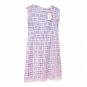 MICHAEL KORS LAVENDER LACE DRESS *NWT* SIZE 12